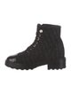 Chanel 2021 Interlocking CC Logo Combat Boots
