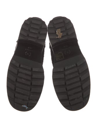Chanel 2021 Interlocking CC Logo Combat Boots