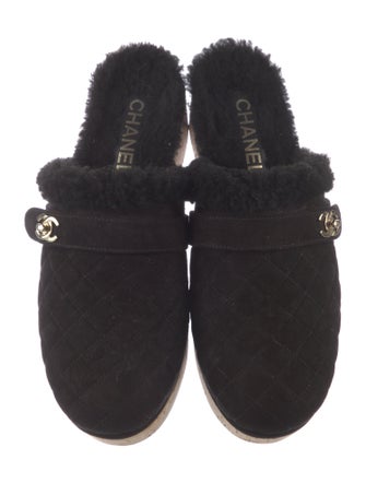 Chanel 2021 Interlocking CC Logo Mules
