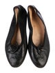 Chanel Interlocking CC Logo Lambskin Ballet Flats