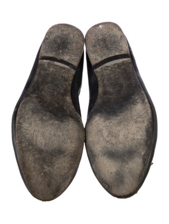 Chanel Interlocking CC Logo Lambskin Ballet Flats