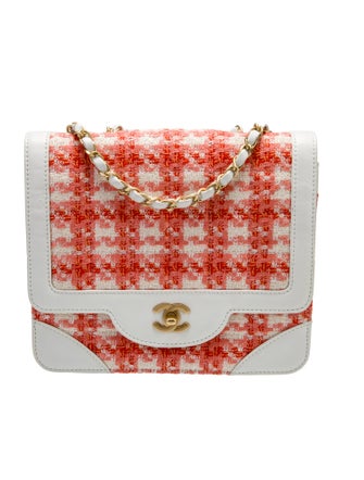 Chanel Tweed Square Flap Bag