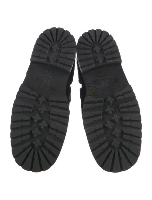 Chanel 2022 Interlocking CC Logo Combat Boots
