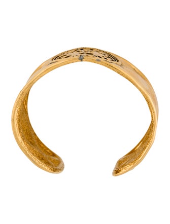 Chanel Vintage Quilted 31 Rue Cambon Cuff Bracelet