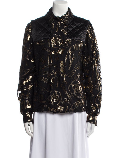 Chanel 2019 Métiers d’Art Paris-New York Button-Up Top