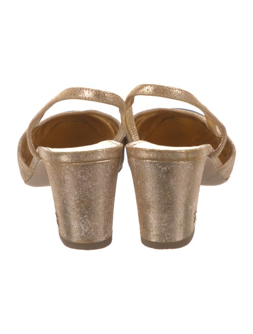 Chanel Printed Slingback Pumps