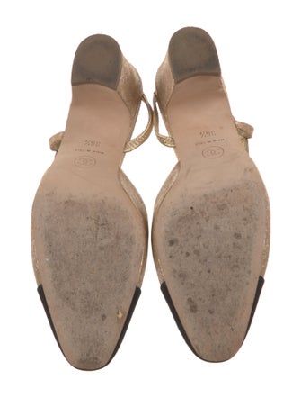 Chanel Printed Slingback Pumps