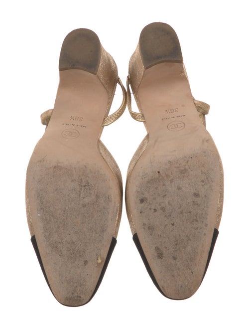 Chanel Printed Slingback Pumps