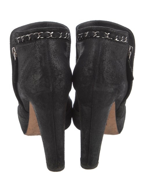 Chanel 2014 Interlocking CC Logo Boots