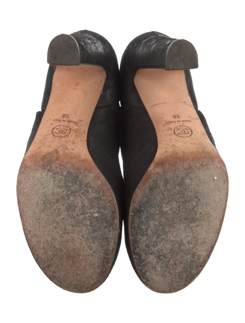 Chanel 2014 Interlocking CC Logo Boots