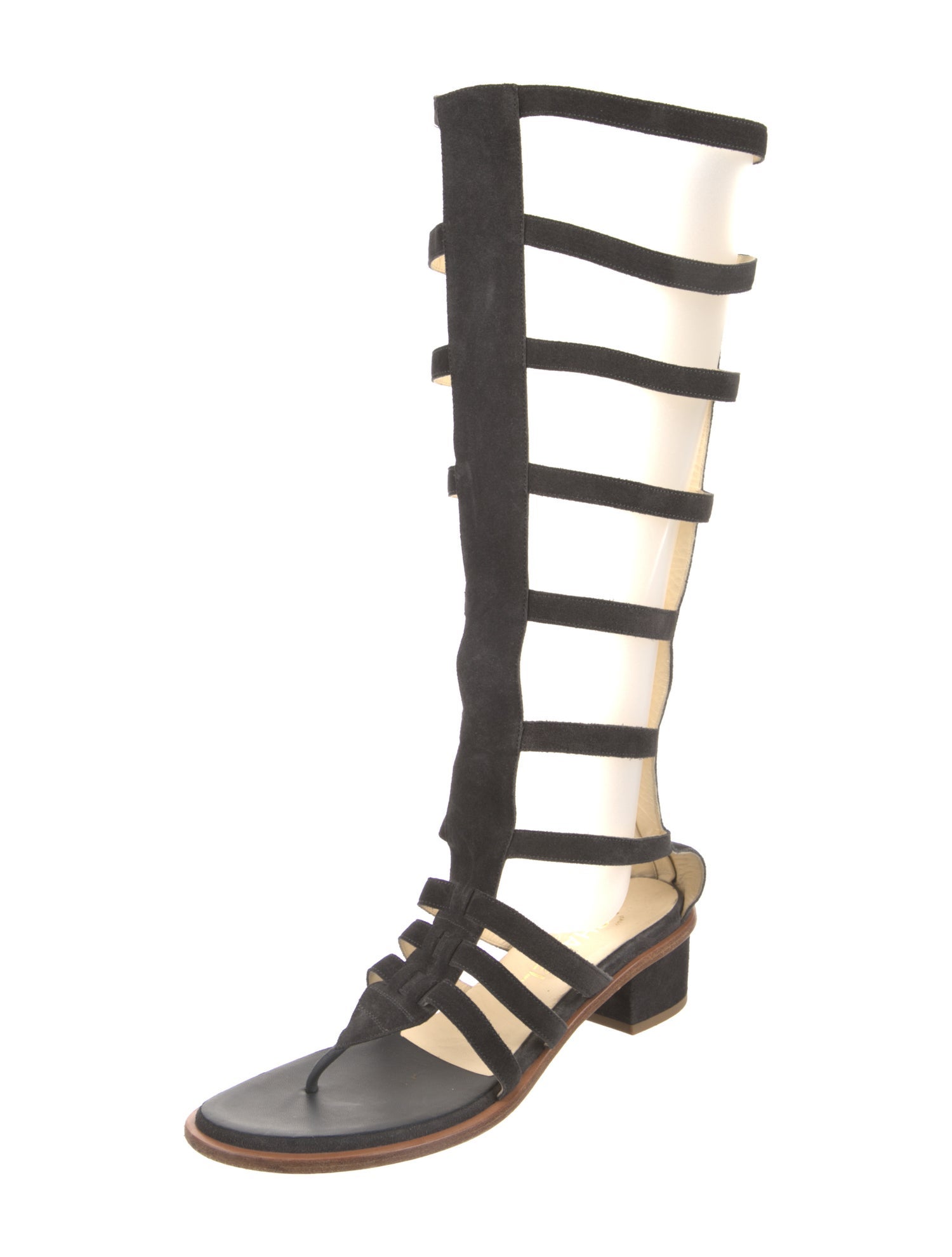 Chanel 2015 Interlocking CC Logo Gladiator Sandals