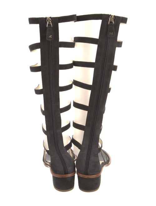 Chanel 2015 Interlocking CC Logo Gladiator Sandals