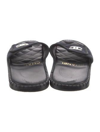Chanel 2023 Interlocking CC Logo Slides