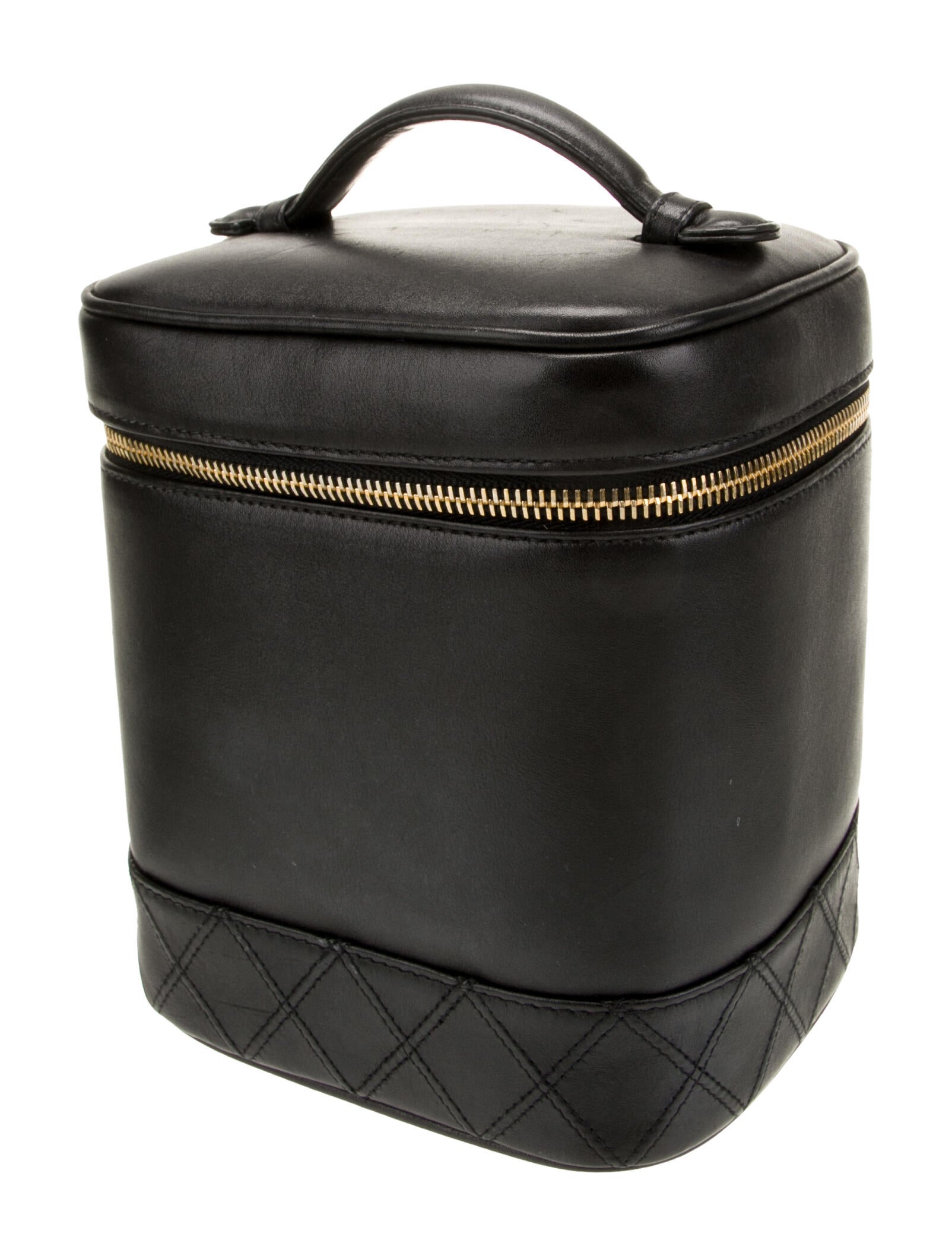Chanel Quilted CC Vanity Case