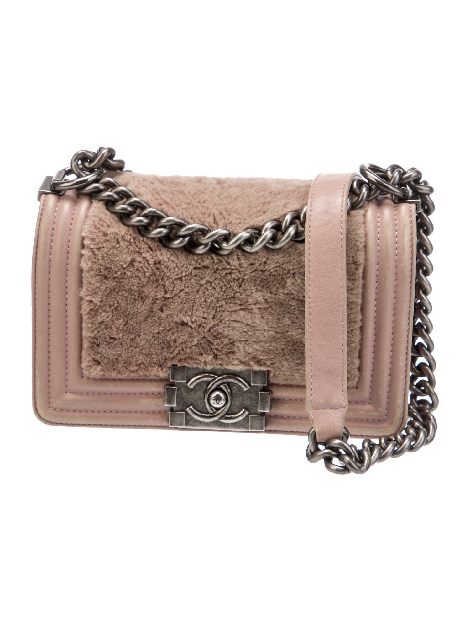 Chanel Small Shearling Boy Bag