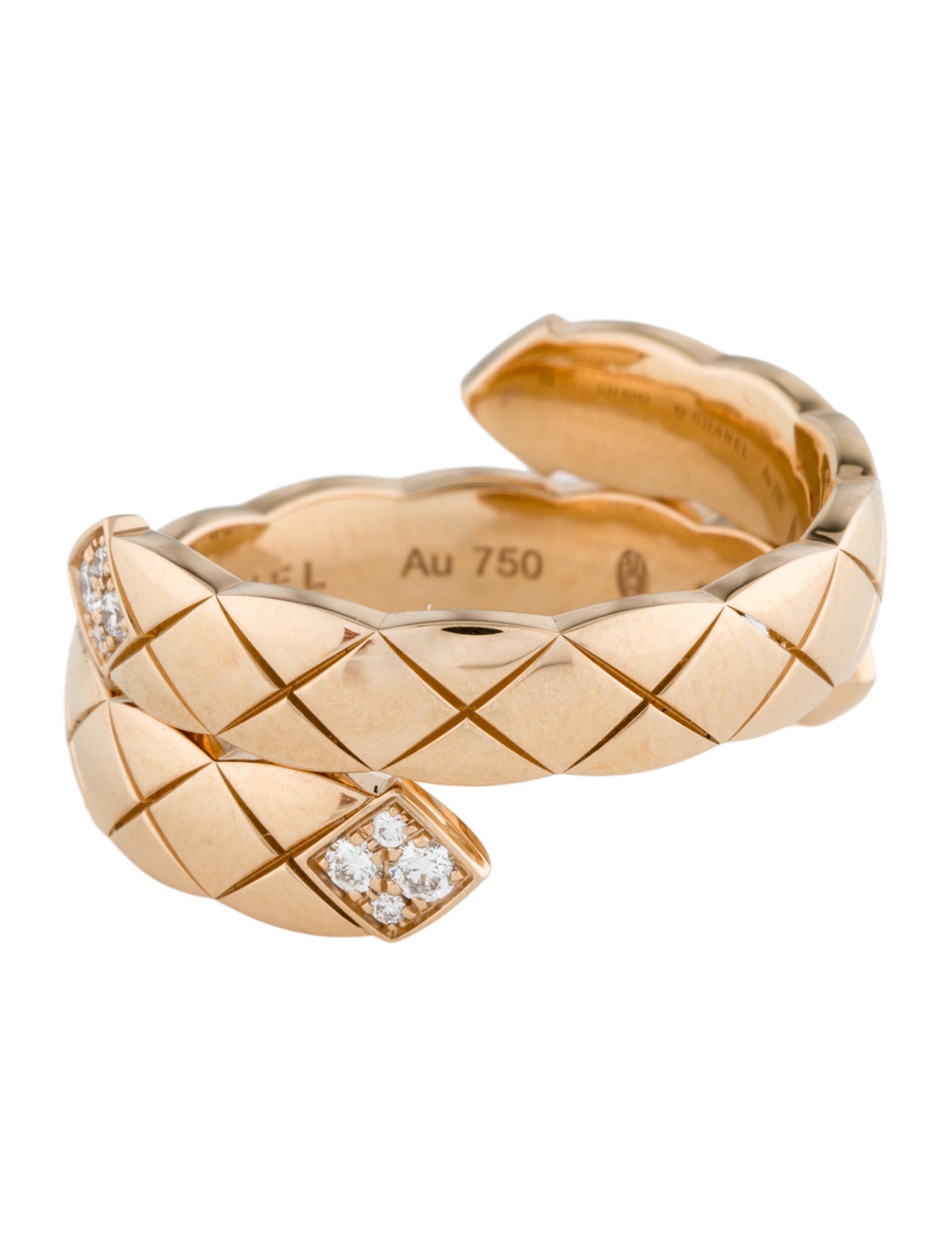 Chanel 18K Diamond Coco Crush Toi Et Moi Ring