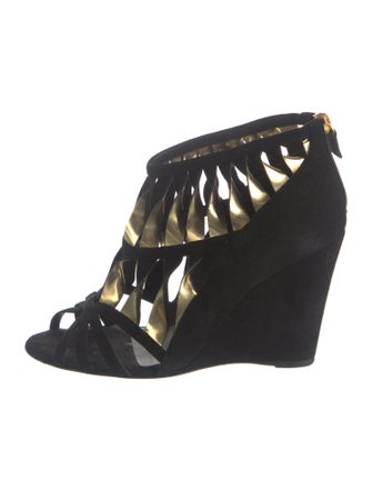 Chanel 2010 Interlocking CC Logo Gladiator Sandals