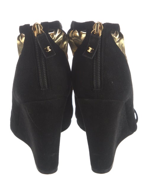 Chanel 2010 Interlocking CC Logo Gladiator Sandals