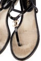 Chanel 2013 Interlocking CC Logo T-Strap Sandals