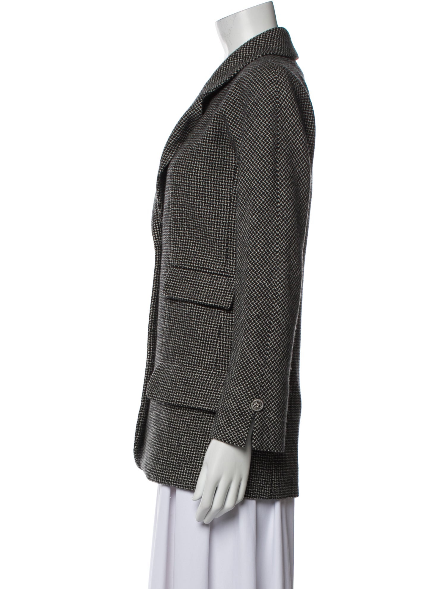 Chanel 2014 Houndstooth Blazer