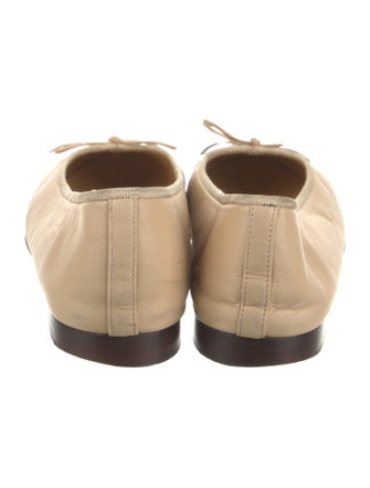 Chanel Interlocking CC Logo Lambskin Ballet Flats