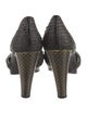 Chanel 2008 Interlocking CC Logo D'Orsay Pumps