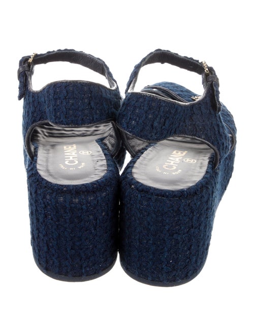 Chanel 2023 Interlocking CC Logo Espadrilles