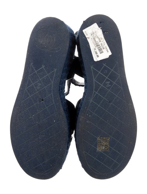 Chanel 2023 Interlocking CC Logo Espadrilles