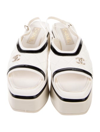 Chanel 2023 Interlocking CC Logo Slides
