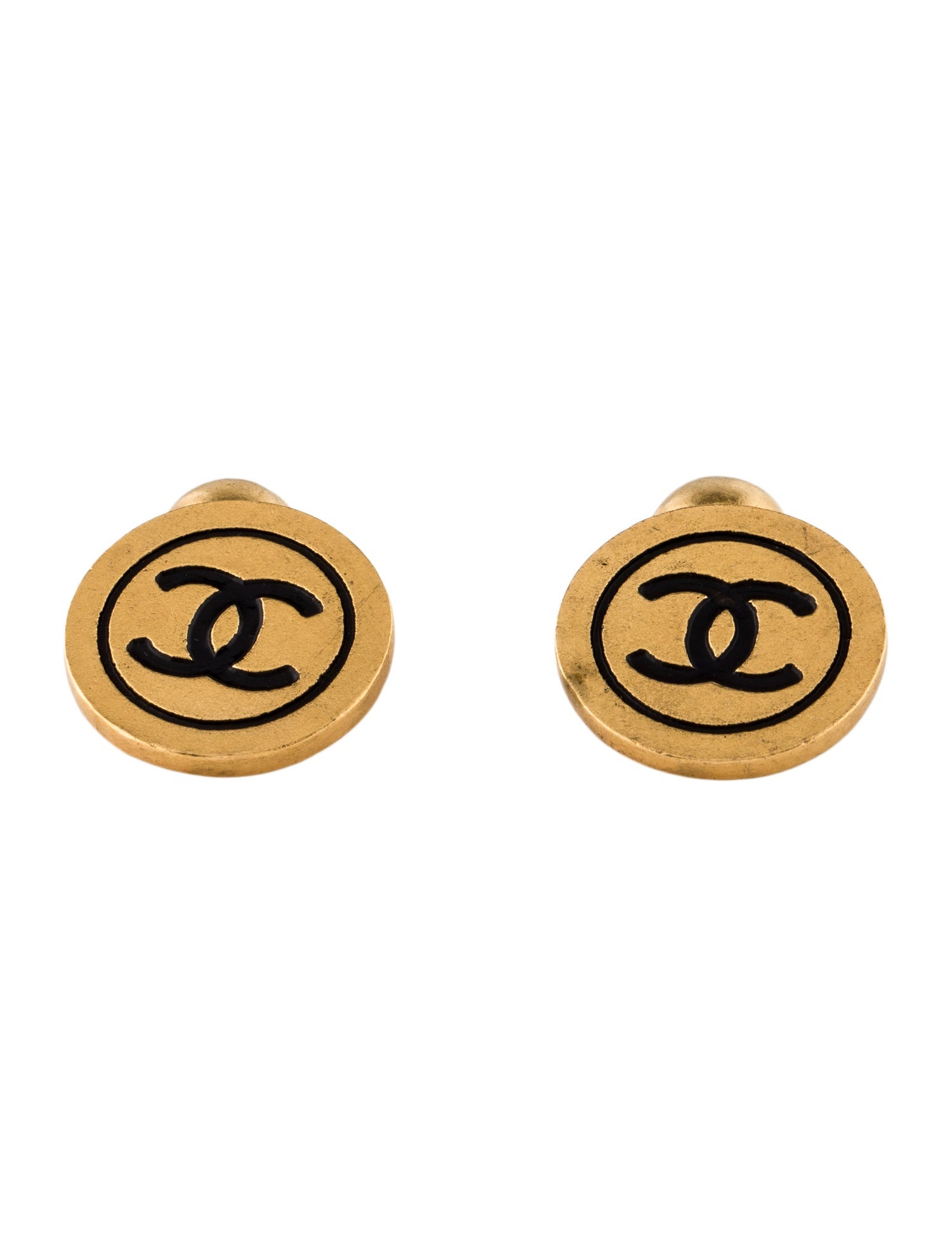 Chanel Vintage CC Cufflinks