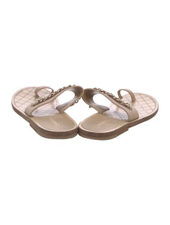 Chanel 2019 Interlocking CC Logo Slides