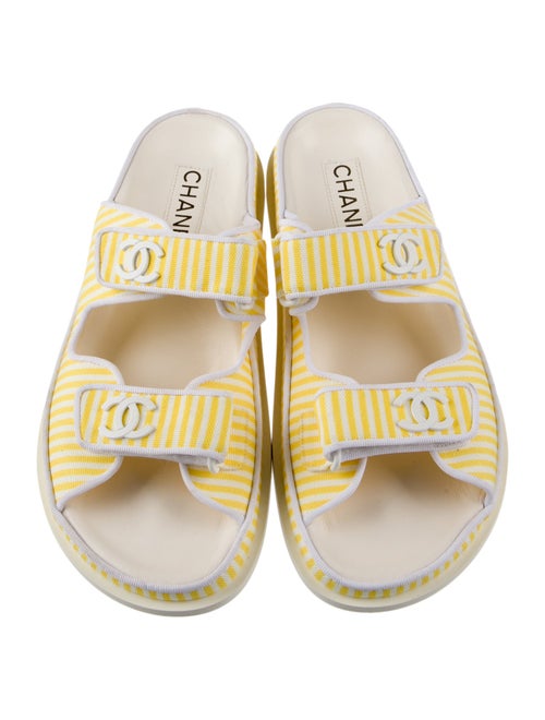 Chanel 2024 Interlocking CC Logo Slides