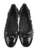 Chanel 2022 Interlocking CC Logo Ballet Flats