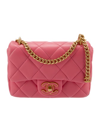 Chanel Enamel Pending CC Mini Square Flap Bag