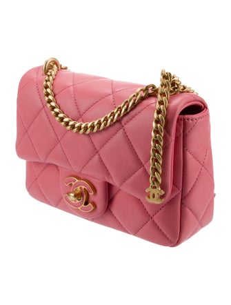 Chanel Enamel Pending CC Mini Square Flap Bag