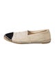 Chanel Interlocking CC Logo Canvas Espadrilles