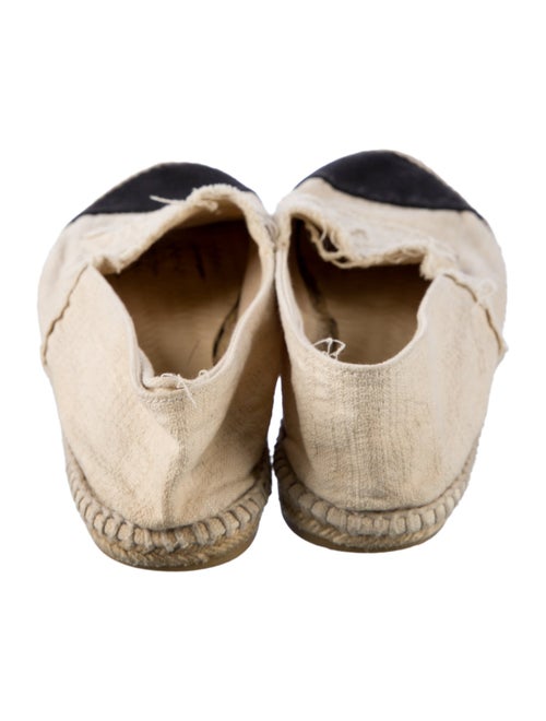 Chanel Interlocking CC Logo Canvas Espadrilles