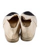 Chanel Interlocking CC Logo Canvas Espadrilles