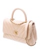 Chanel Mini Chevron Coco Handle Bag w/ Chain
