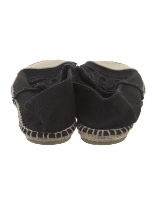 Chanel Interlocking CC Logo Canvas Espadrilles