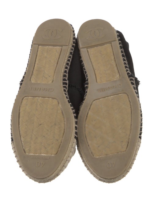 Chanel Interlocking CC Logo Canvas Espadrilles