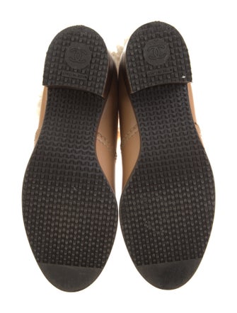 Chanel Interlocking CC Logo Suede Riding Boots