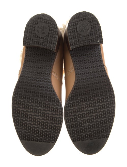 Chanel Interlocking CC Logo Suede Riding Boots