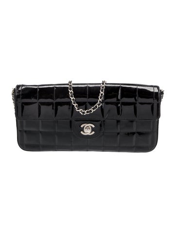 Chanel Shoulder Bags Square Quilt E/W Flap Bag