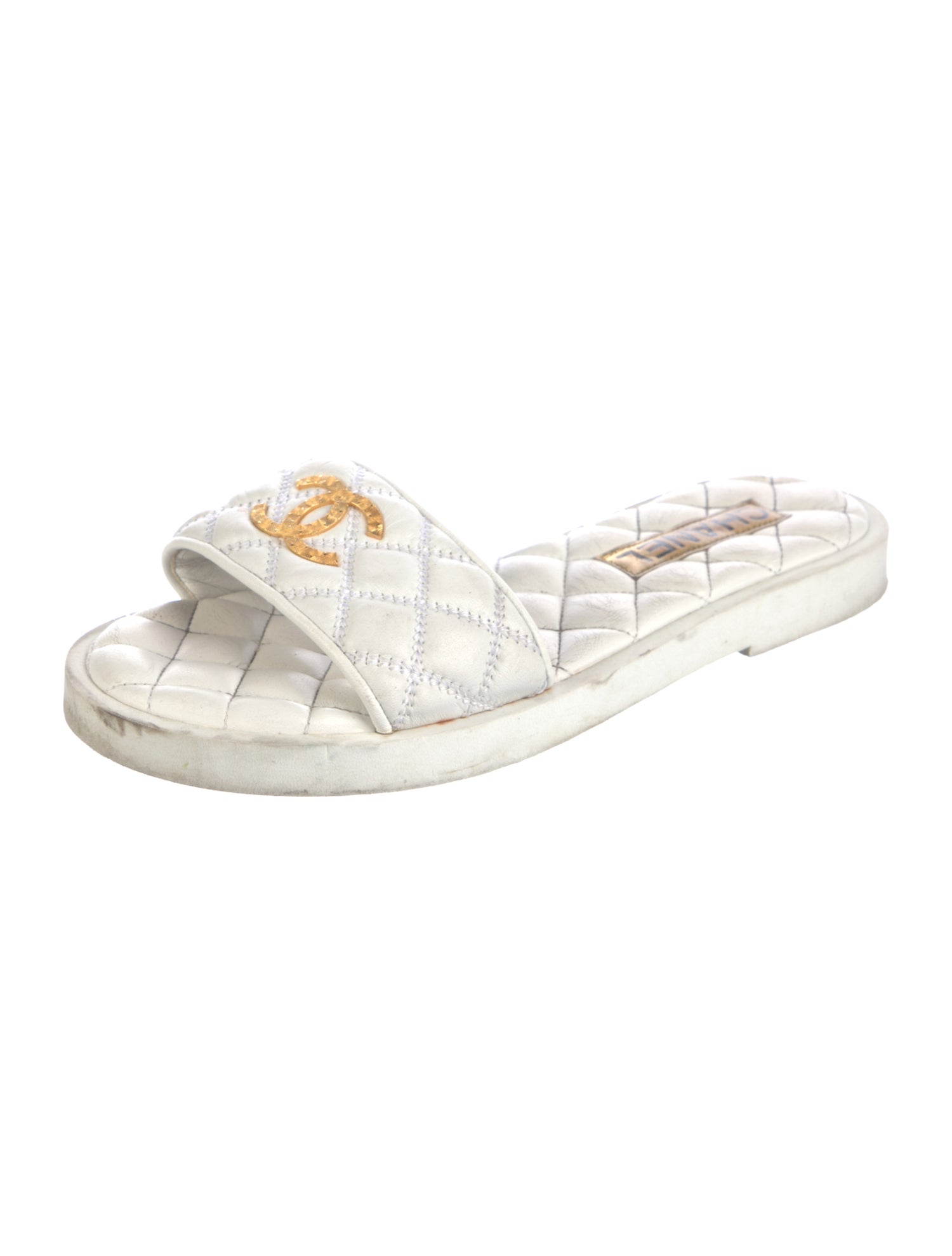 Chanel 2023 Interlocking CC Logo Slides
