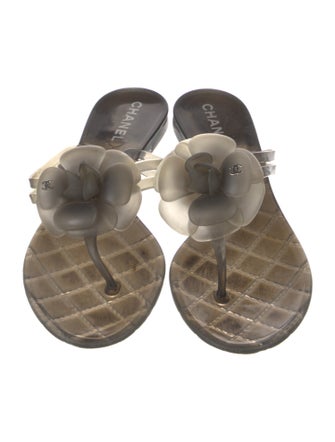 Chanel Rubber Slides