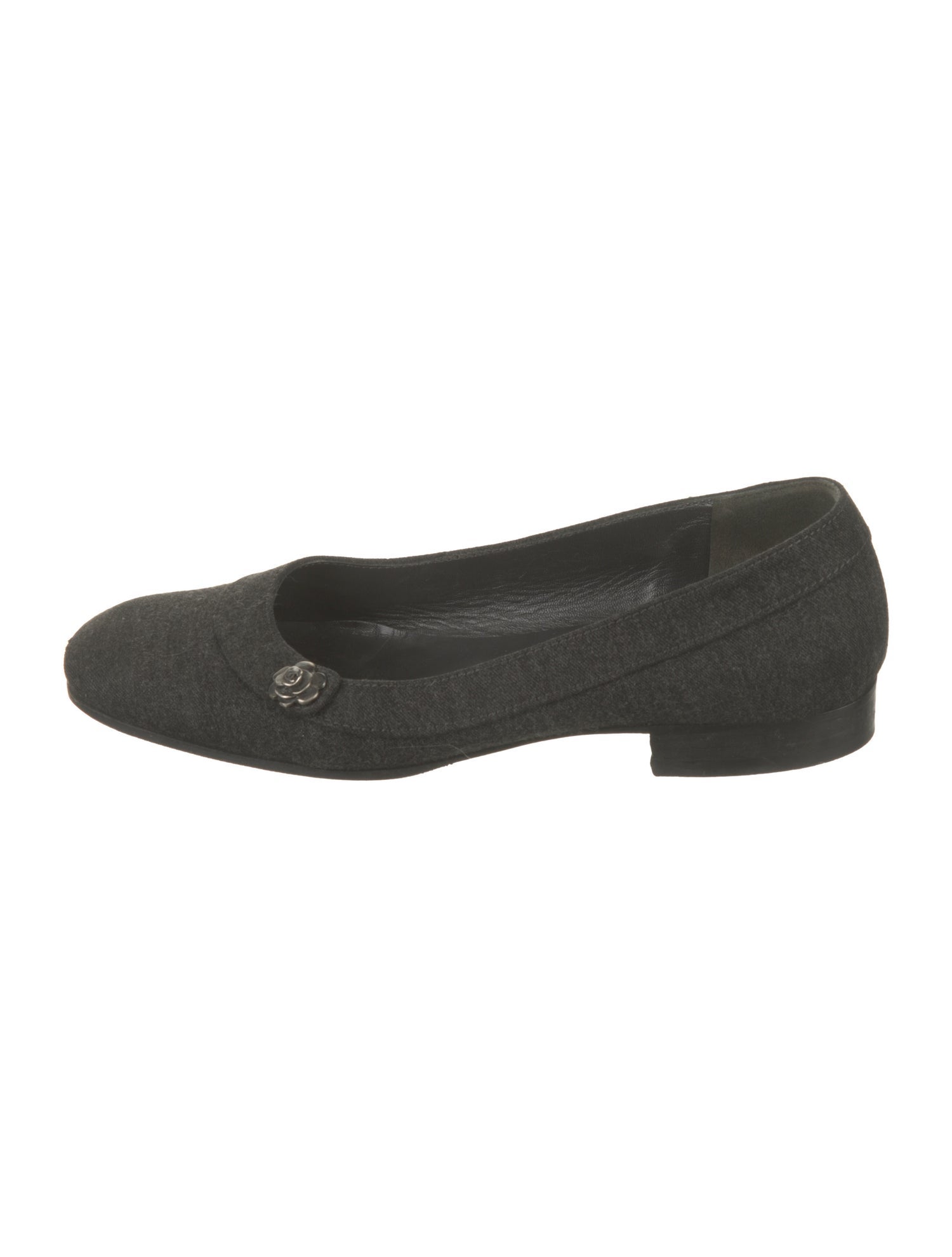 Chanel Vintage Interlocking CC Logo Flats