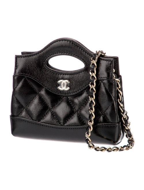 Chanel Micro 31 Clutch w/ Chain