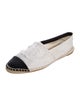 Chanel Interlocking CC Logo Canvas Espadrilles