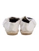 Chanel Interlocking CC Logo Canvas Espadrilles